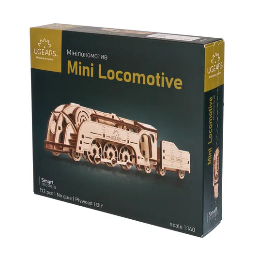 Ugears Mini Locomotive - Wooden Puzzle