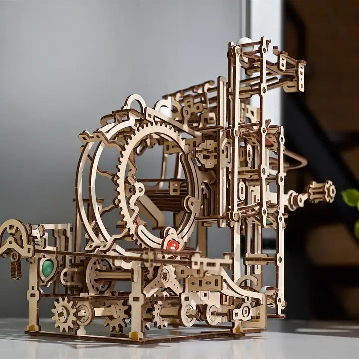 Ugears Marble Run Stepped Hoist - Wooden Puzzle