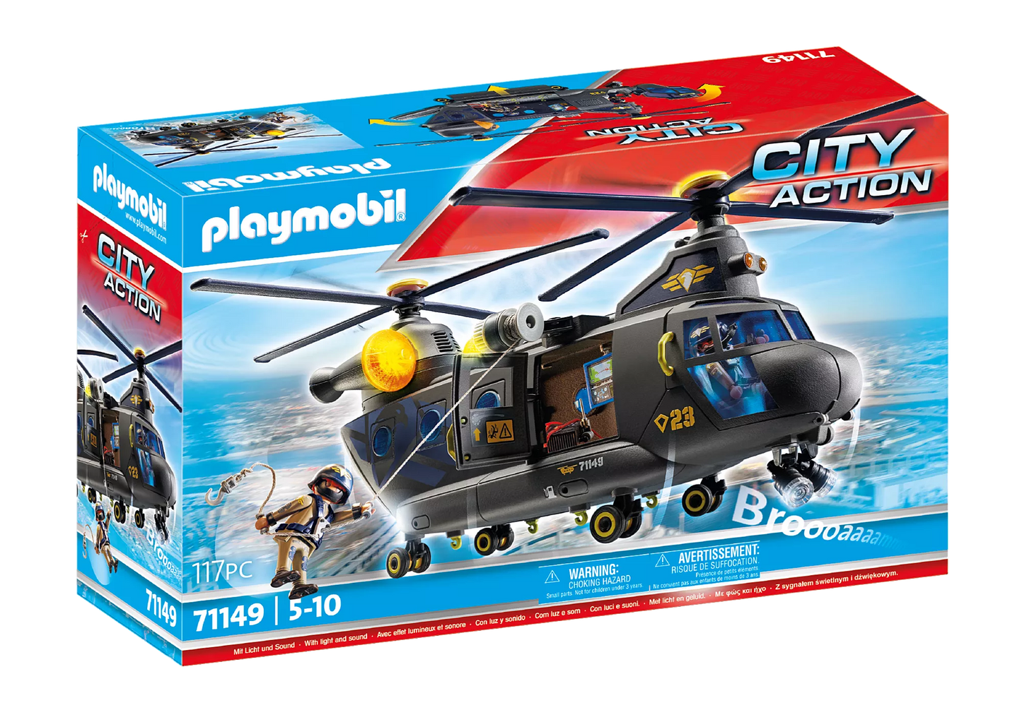 Playmobil - Tactical Police: Large Helicopter