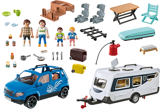 Playmobil - Caravan With Car