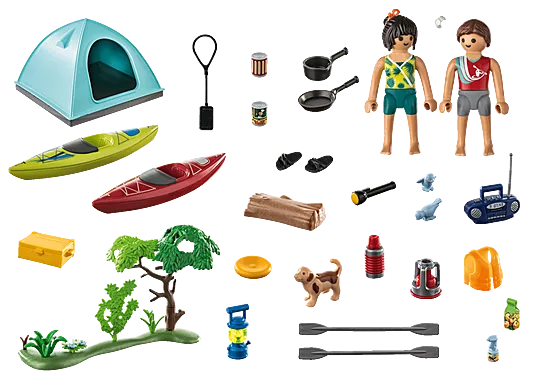 Playmobil - Camping with Campfire