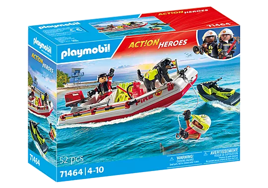 Playmobil -Fireboat with Water Scooter