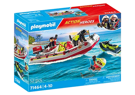 Playmobil -Fireboat with Water Scooter