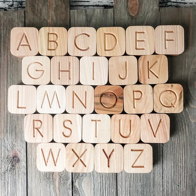 Uppercase Alphabet Cubes