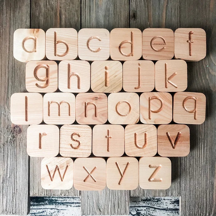 Lowercase Alphabet Cubes