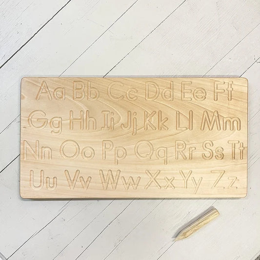 Wooden Alphabet Tracing Board