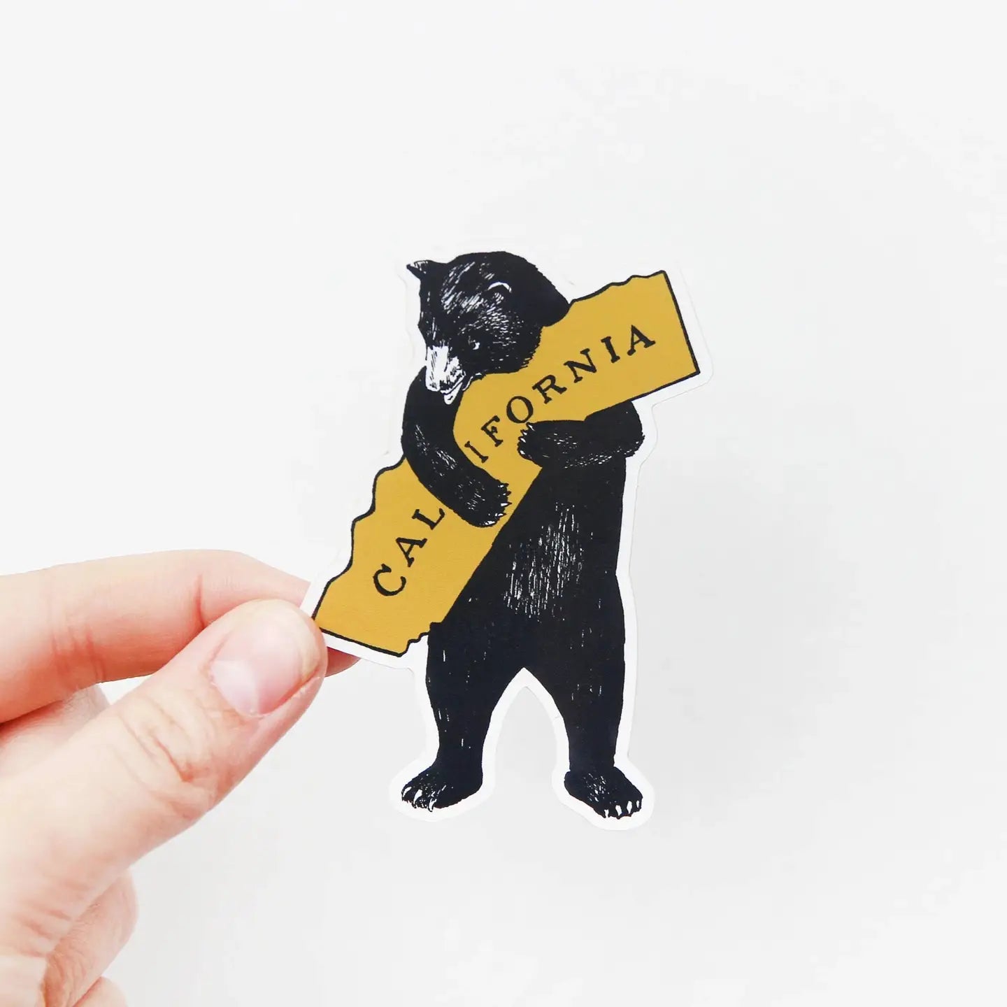 I Love California Bear Vinyl Sticker