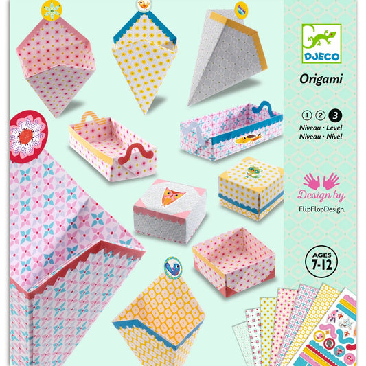 Small Boxes Origami Paper Craft Kit