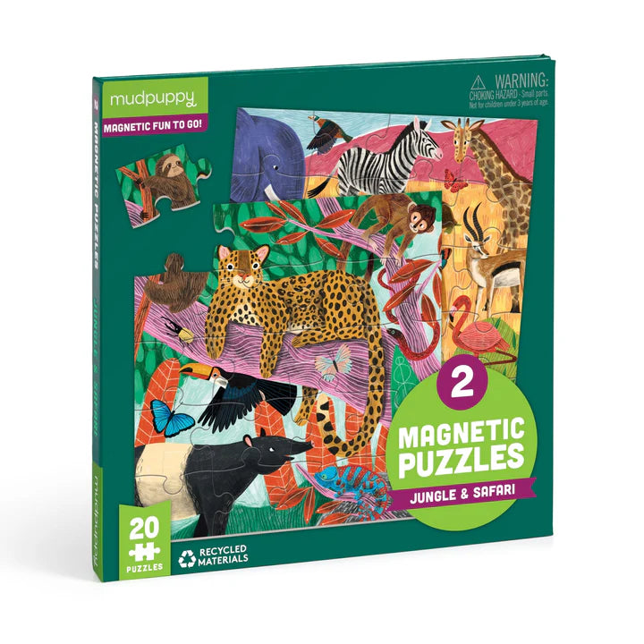 Jungle Safari Magnetic Puzzles