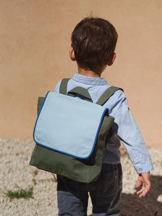 Children's Backpack Blue/Olive