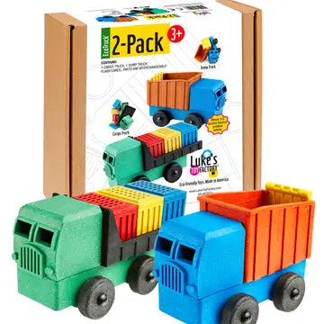 Cargo and Dump Truck 2pk