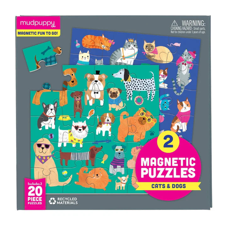 Cats and Dogs Magnetic Puzzles