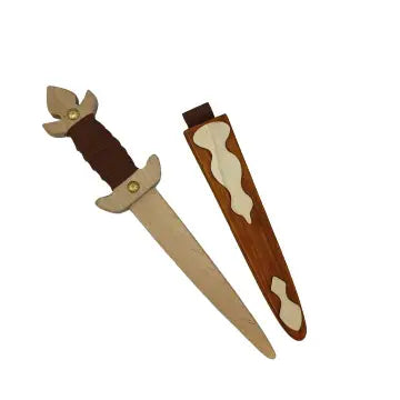 Dagger with Dark Wooden Sheath