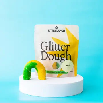 Glitter Dough | Natural Play Dough Dino