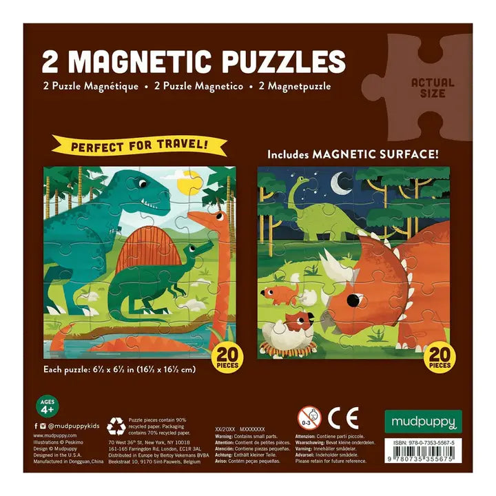 Mighty Dinosaurs Magnetic Puzzles