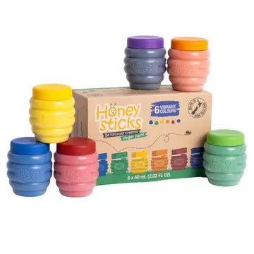 Honeysticks Finger Paint 6pk