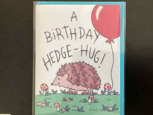 Card - Birthday Hedge-Hug