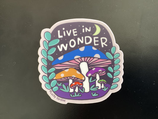 Sticker - Live in Wonder