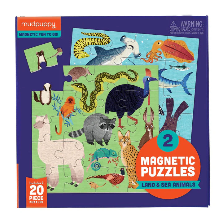 Land and Sea Animals Magnetic Puzzles