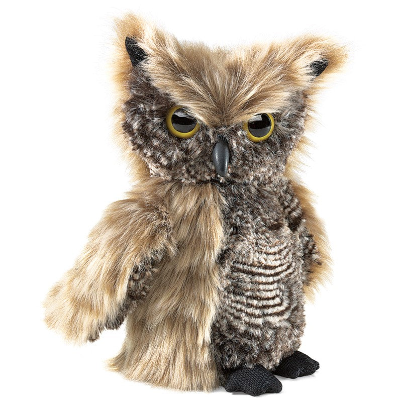 Screech owl puppet