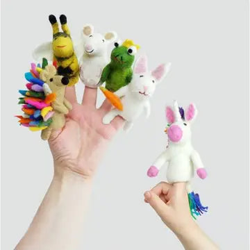 Magic Meadow - felt finger puppet