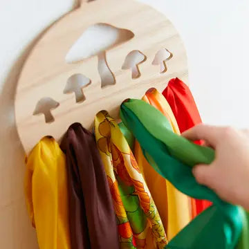 Wooden Mushroom Display