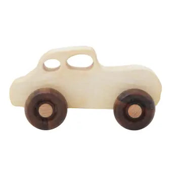 Retro Wooden Toy Car - Eco-Friendly