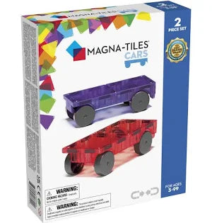 Magna-Tiles Cars - Red & Purple