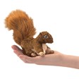 Mini Red Squirrel Puppet