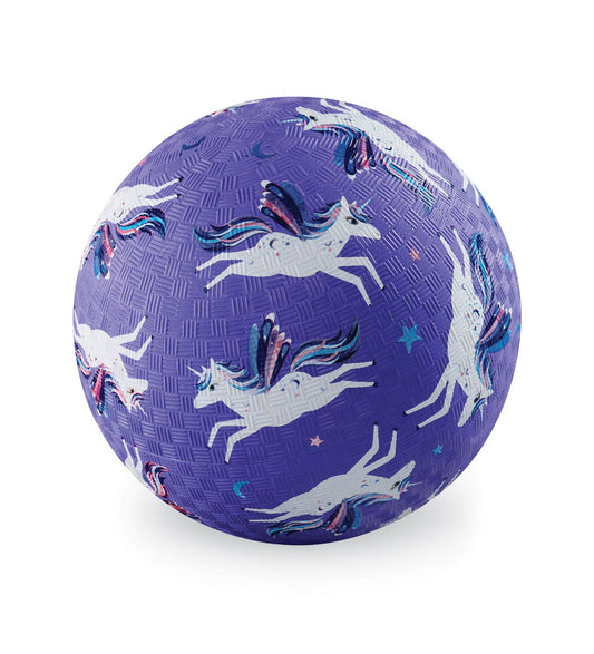 7” Purple Unicorn Playground Ball